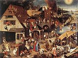 Pieter the Younger Brueghel Proverbs painting